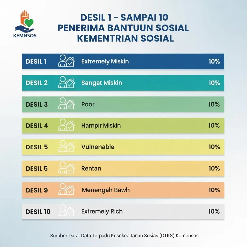 Mengenal Desil: Pengelompokan Kesejahteraan Masyarakat Indonesia