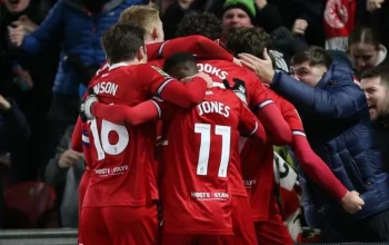 Middlesbrough Raih Kemenangan Berkat Gol Debut Will Lankshear, Wrexham Mengaku Kekurangan Pemain Bertaji