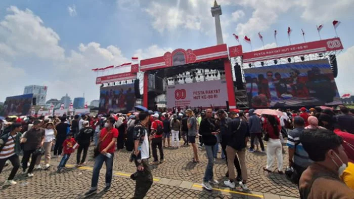 Monas Sambut HUT RI ke-81 dengan Pesta Rakyat dan Karnaval Kemerdekaan