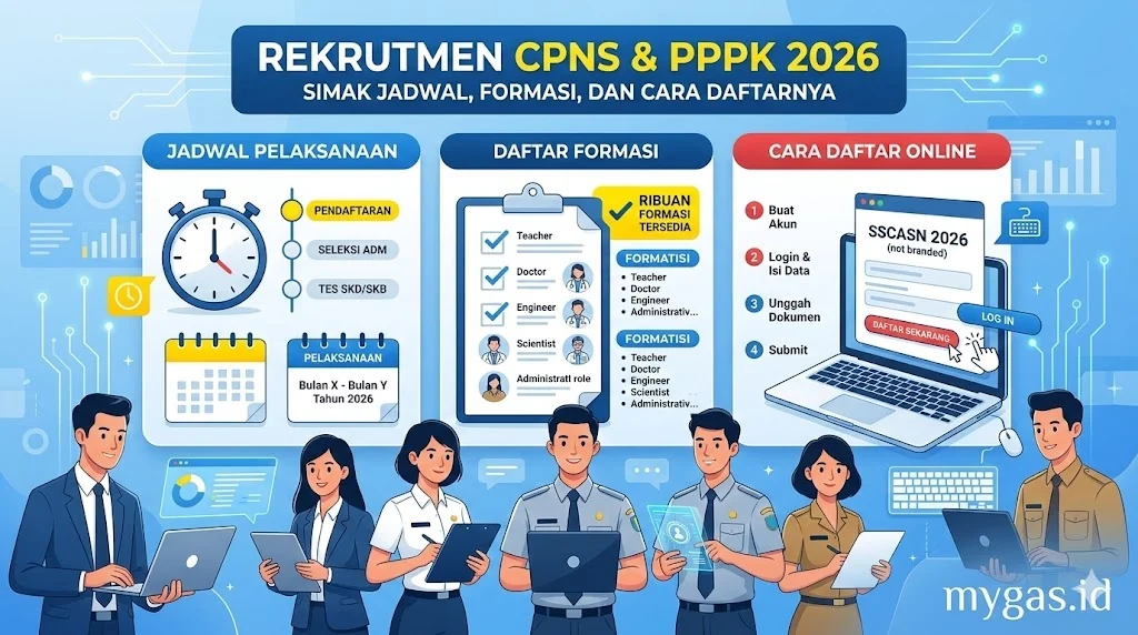 Pendaftaran CPNS dan PPPK 2026: Syarat, Cara Daftar, dan Prediksi Jadwal