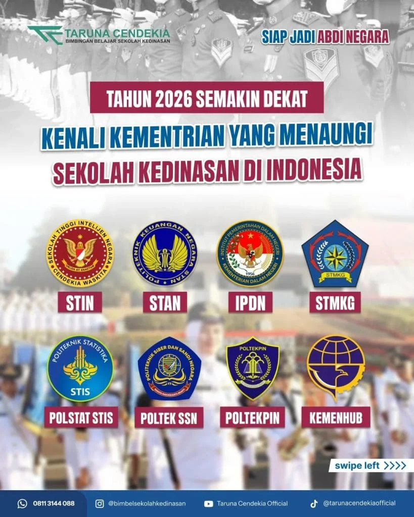 Pendaftaran Sekolah Kedinasan 2026 Dibuka, Catat Jadwal dan Persyaratan