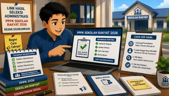 Pengumuman PPPK Sekolah Rakyat 2026: Cek Hasil Seleksi dan Jadwal SKT Secara Online