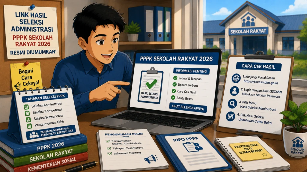Pengumuman PPPK Sekolah Rakyat 2026: Cek Hasil Seleksi dan Jadwal SKT Secara Online