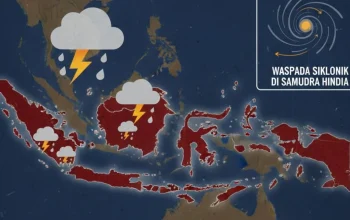 Peringatan Cuaca Ekstrem: Bibit Siklon Tropis 94W Memicu Hujan Lebat dan Gelombang Tinggi di Indonesia