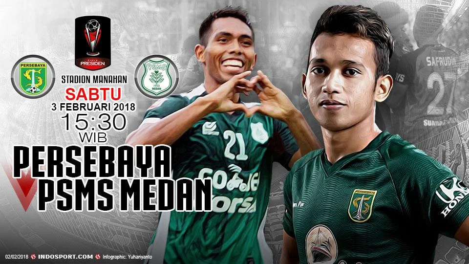 Persebaya Surabaya vs PSMS Medan: Pertarungan Sengit di Piala Presiden 2026