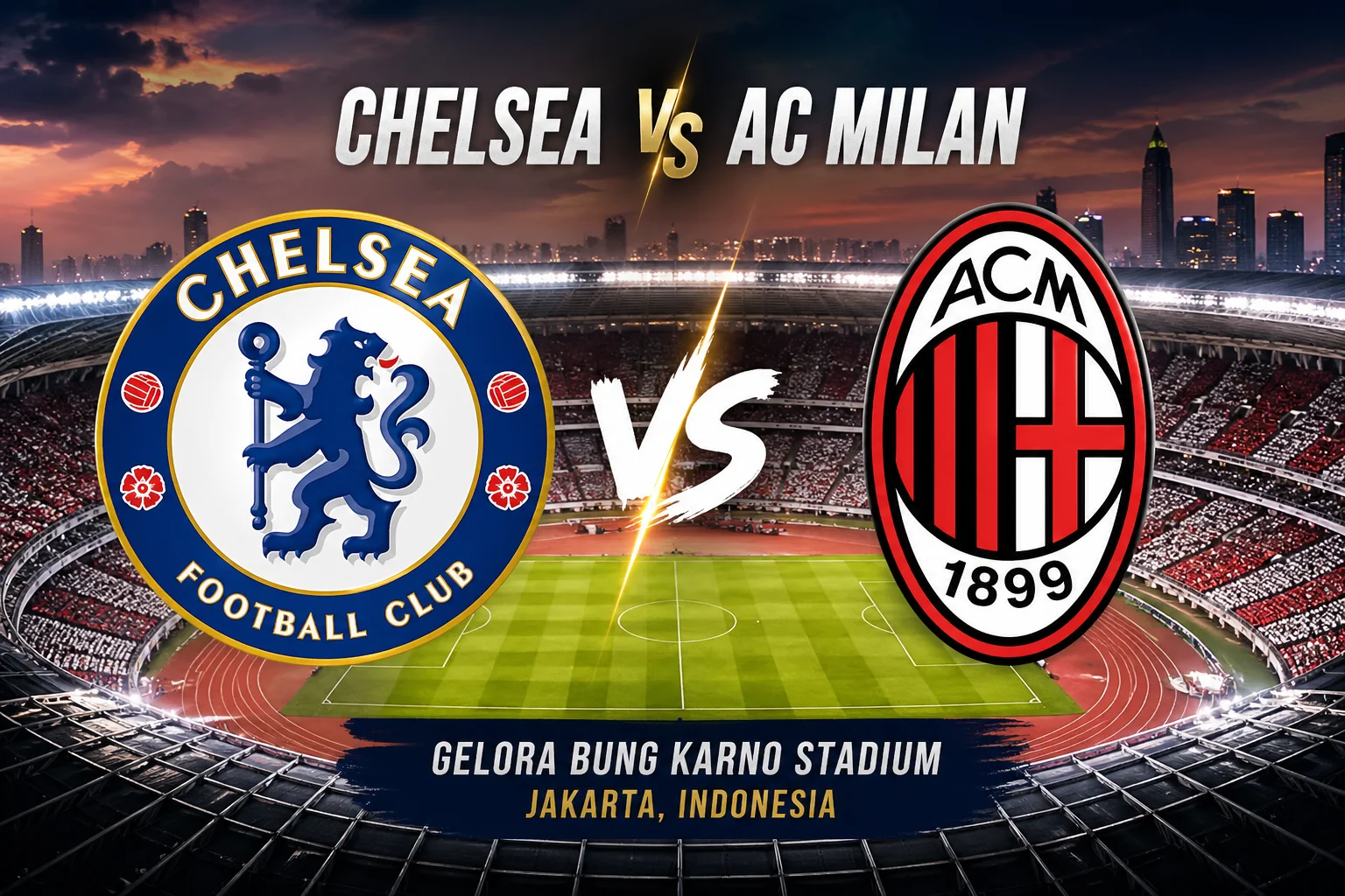 Pertandingan Sengit di Dunia Olahraga: Chelsea vs AC Milan dan Timnas Indonesia vs Singapura