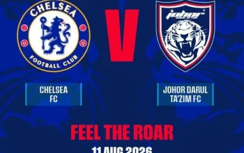 Pertandingan Sengit: Johor Darul Ta'zim Imbang 3-3 Melawan Chelsea
