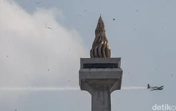 Pesawat Tempur Siap Memeriahkan Langit Istana Merdeka pada HUT ke-81 RI