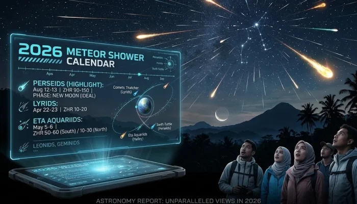 Puncak Hujan Meteor Perseid 2026: Fenomena Langit yang Menarik Perhatian