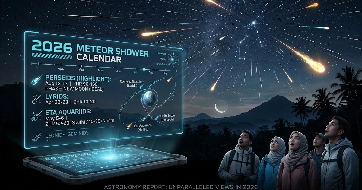 Puncak Hujan Meteor Perseid 2026: Fenomena Langit yang Menarik Perhatian