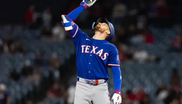 Rangers Menang 4-1 Atas Angels, Brandon Nimmo Jadi Pahlawan