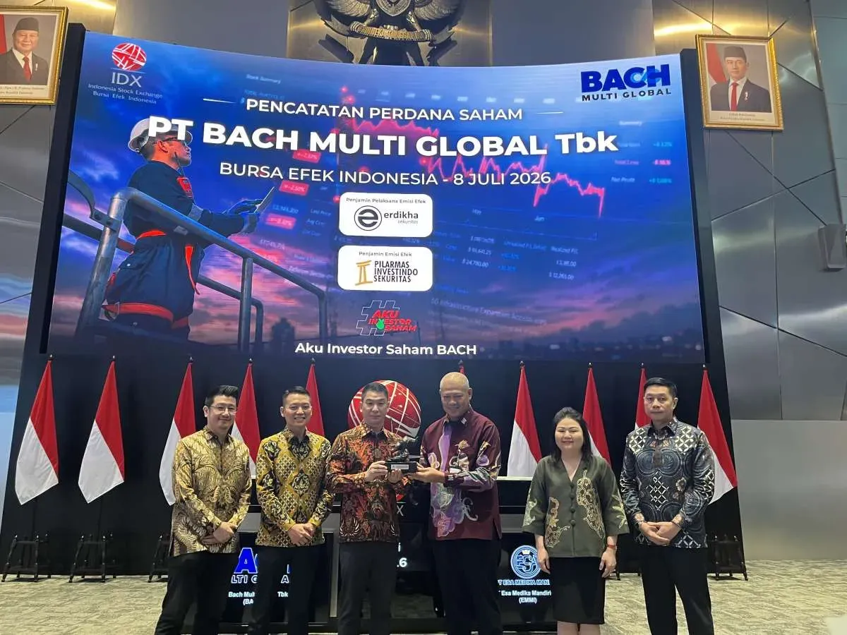 Saham BACH Multi Global Tbk (BACH) Jadi Top Gainers Sepekan, Ini Daftar Lengkapnya