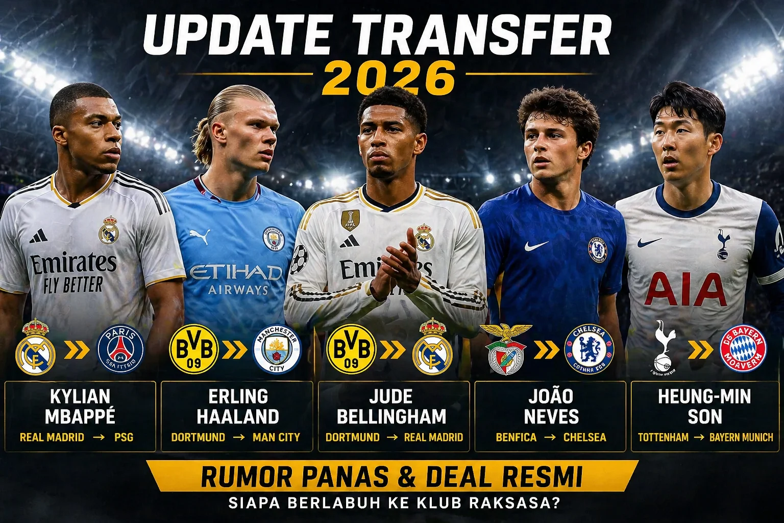 Transfer Pemain Bola: Update Terbaru dan Prediksi Masa Depan
